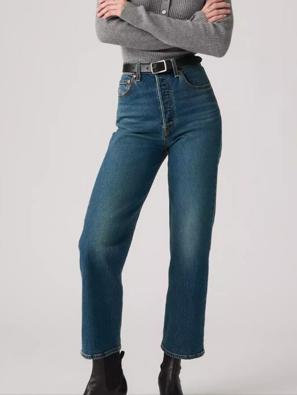 Levi's Women's Straight Leg Jeans — Blue Denim